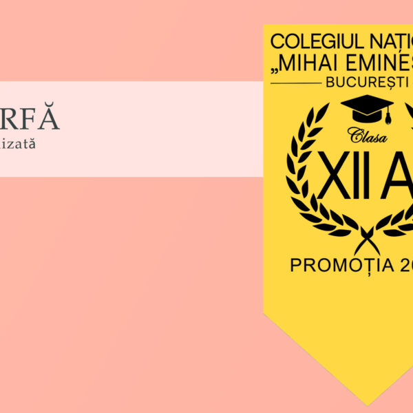 Eșarfa absolvire Galben